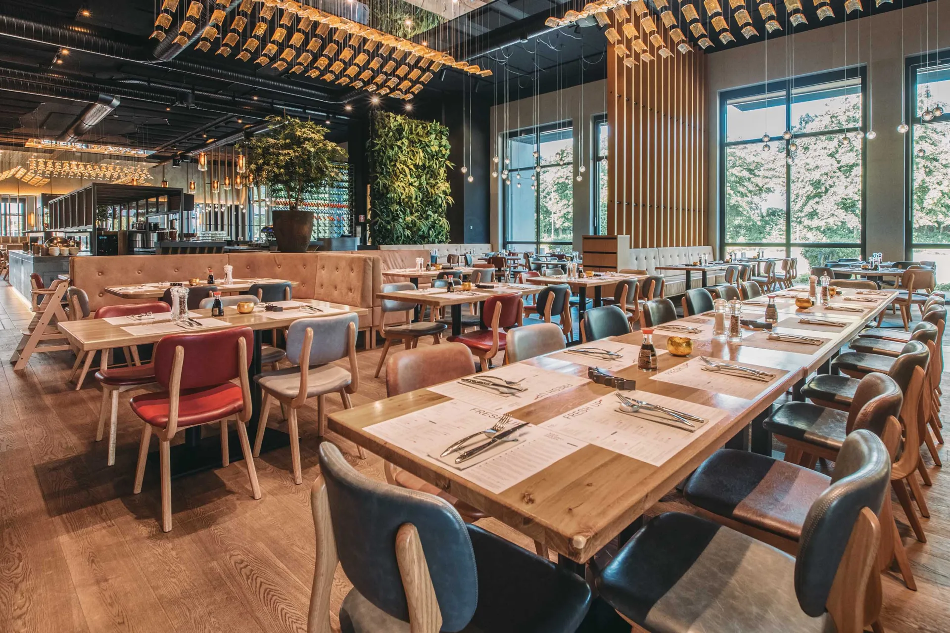 Der Sitzbereich im XIAO-Restaurant
